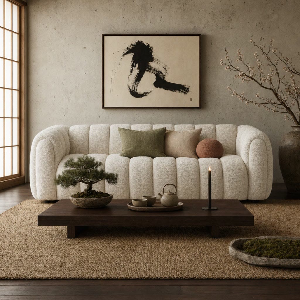 Lifestyle outcome — chair styled in a room